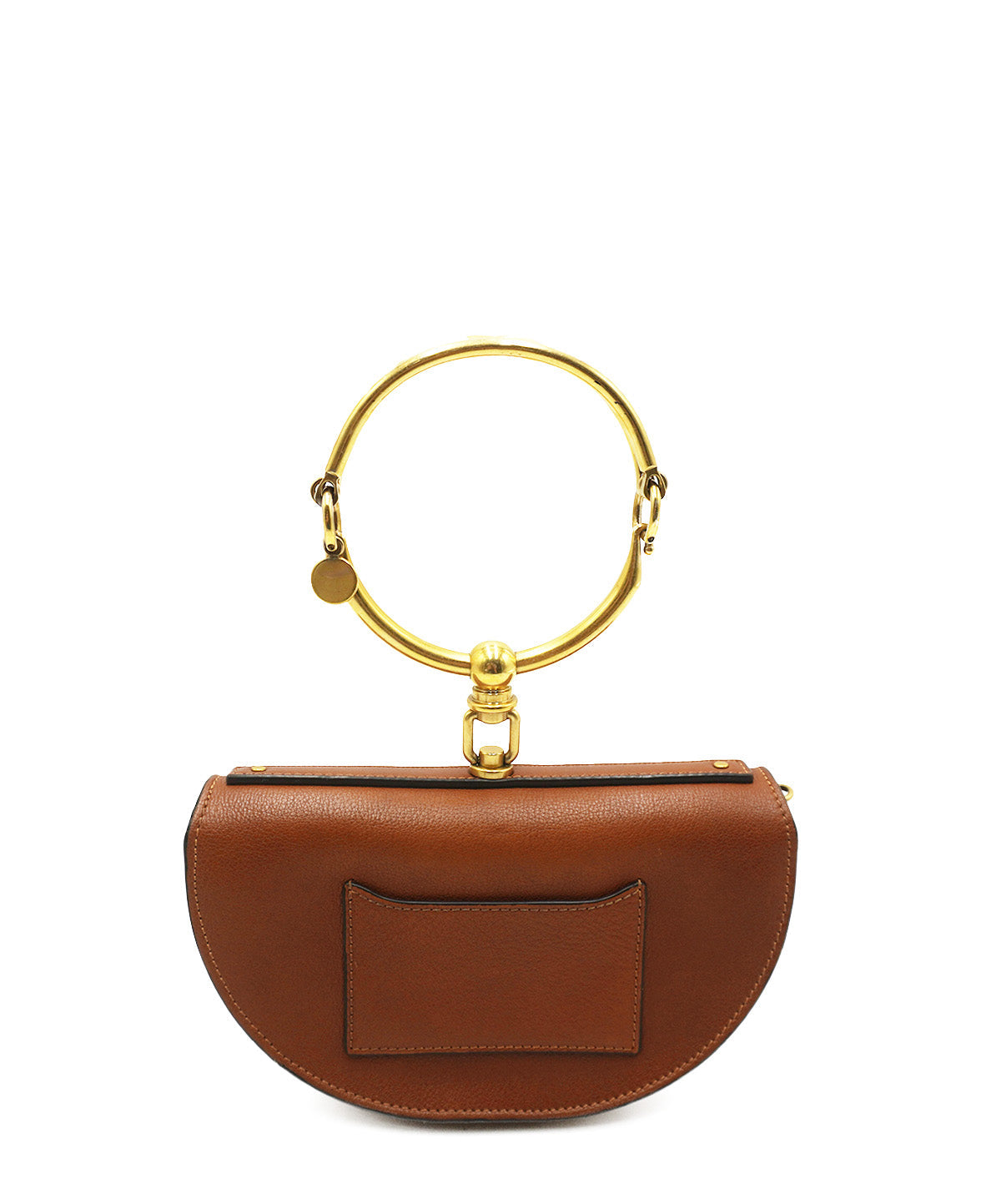 Small Nile Minaudiere Bracelet Bag Caramel
