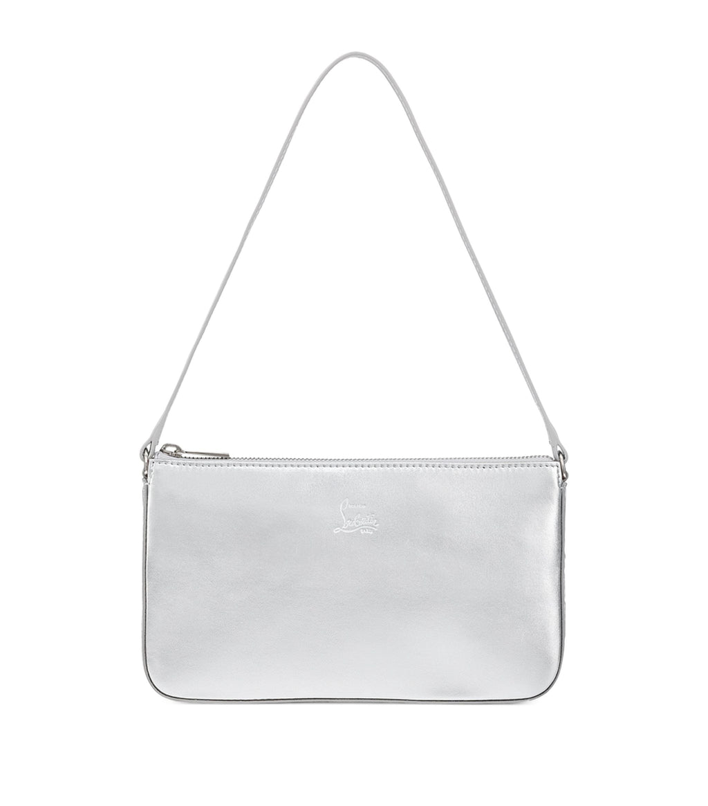 Christian Louboutin Women Loubila Laminated Leather Shoulder Bag