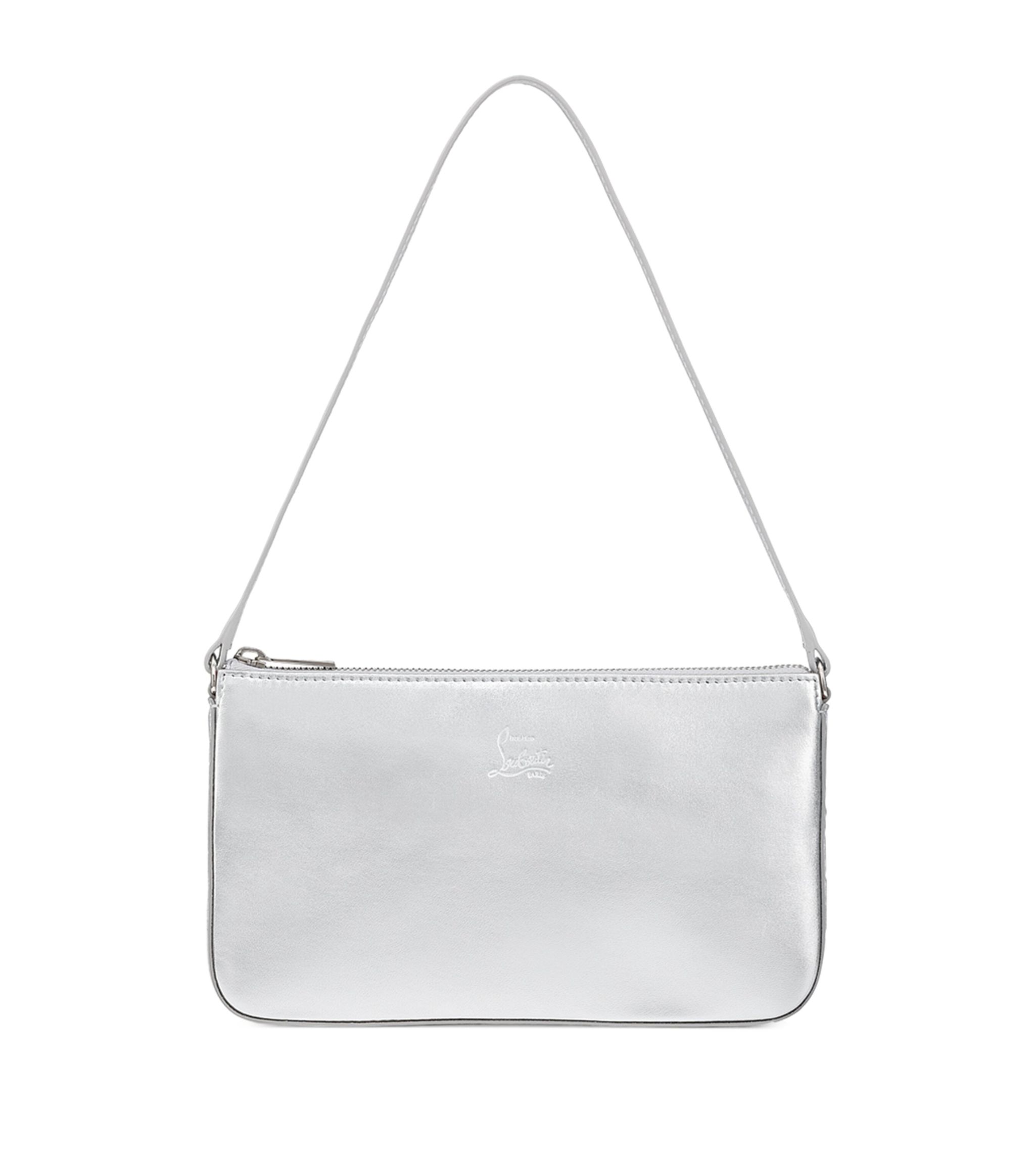 Christian Louboutin Women Loubila Laminated Leather Shoulder Bag