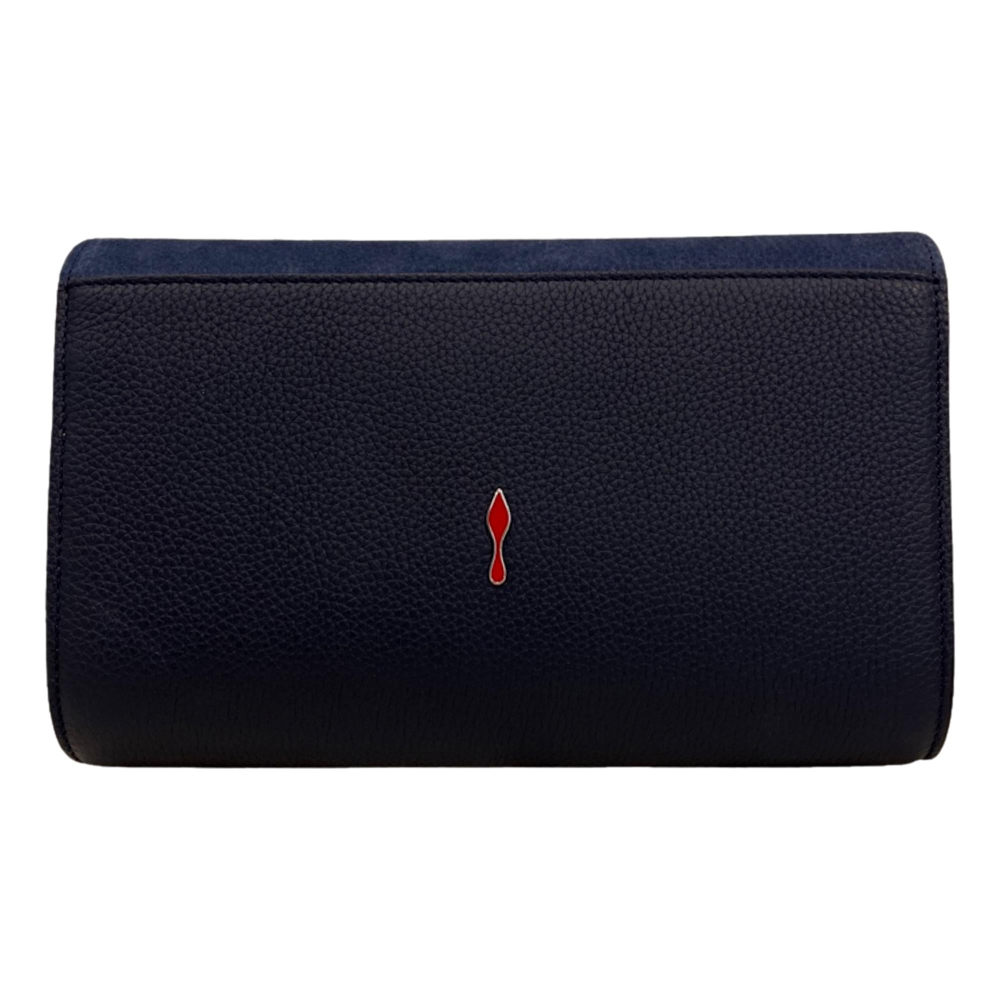 Christian Louboutin Paloma Heart Mexiloubi Calf Crossbody Clutch Bag