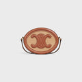 OVAL LEATHER BAG TRIOMPHE