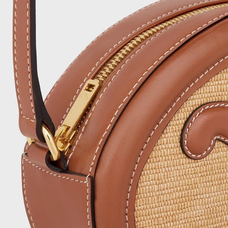 OVAL LEATHER BAG TRIOMPHE