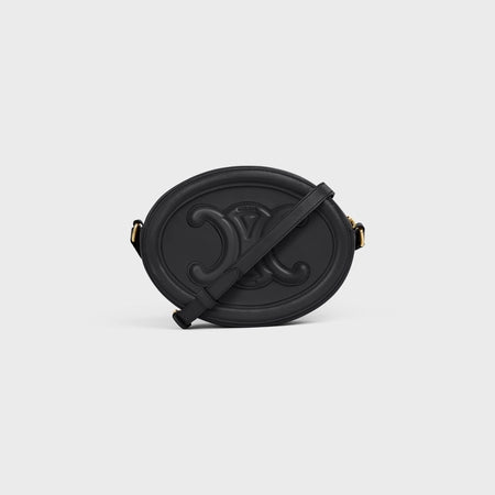 OVAL LEATHER BAG TRIOMPHE
