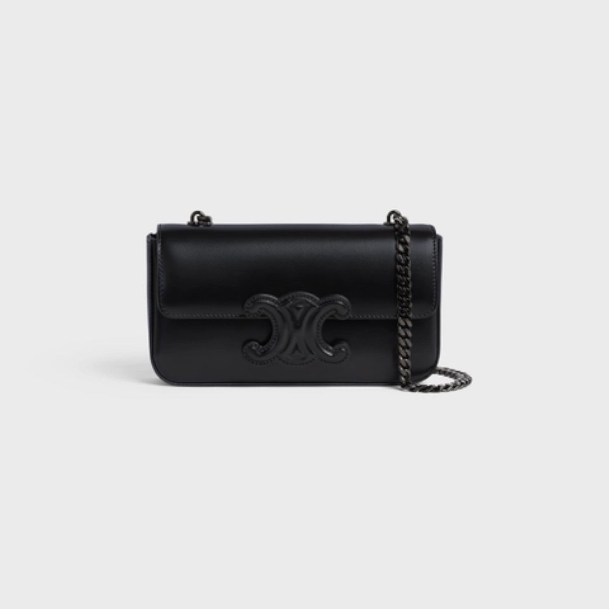 CHAIN SHOULDER BAG CUIR TRIOMPHE