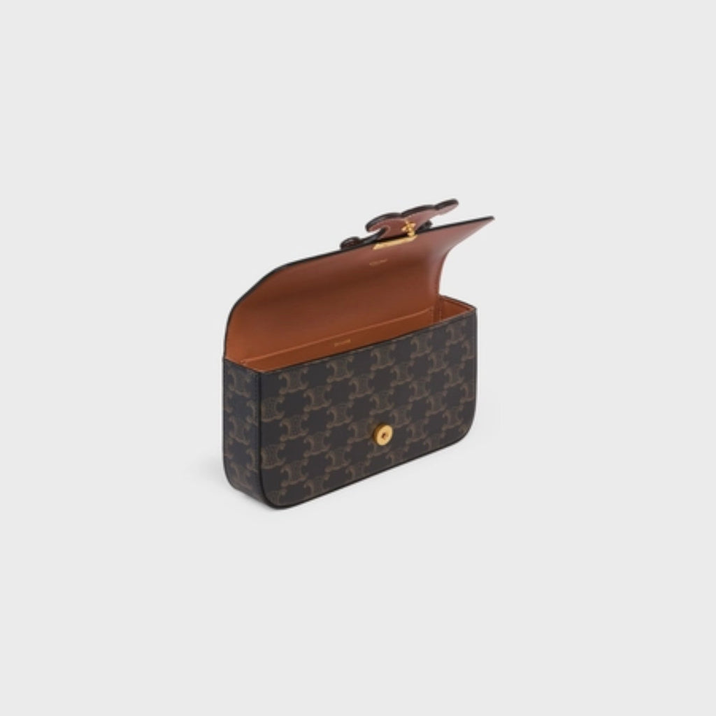 CHAIN SHOULDER BAG CUIR TRIOMPHE