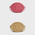 OVAL SHOULDER BAG IN TRIOMPHE