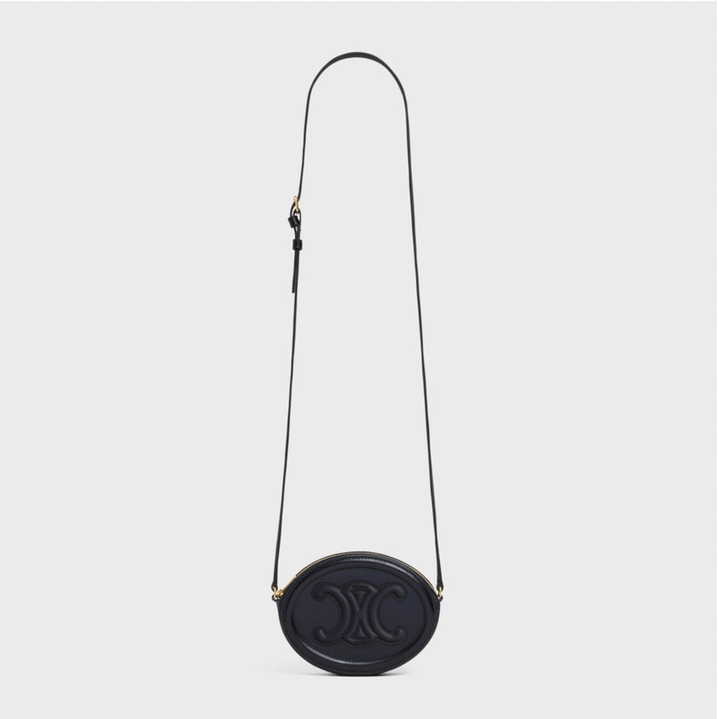 OVAL SHOULDER BAG IN TRIOMPHE