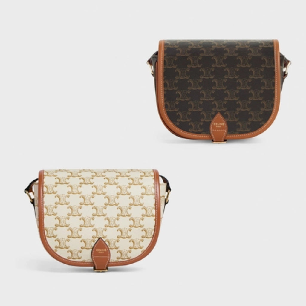 MEDIUM FOLCO BAG IN TRIOMPHE