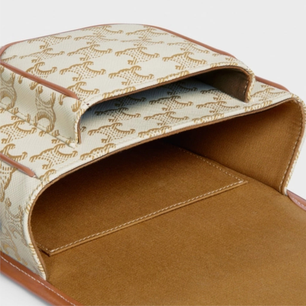 MEDIUM FOLCO BAG IN TRIOMPHE