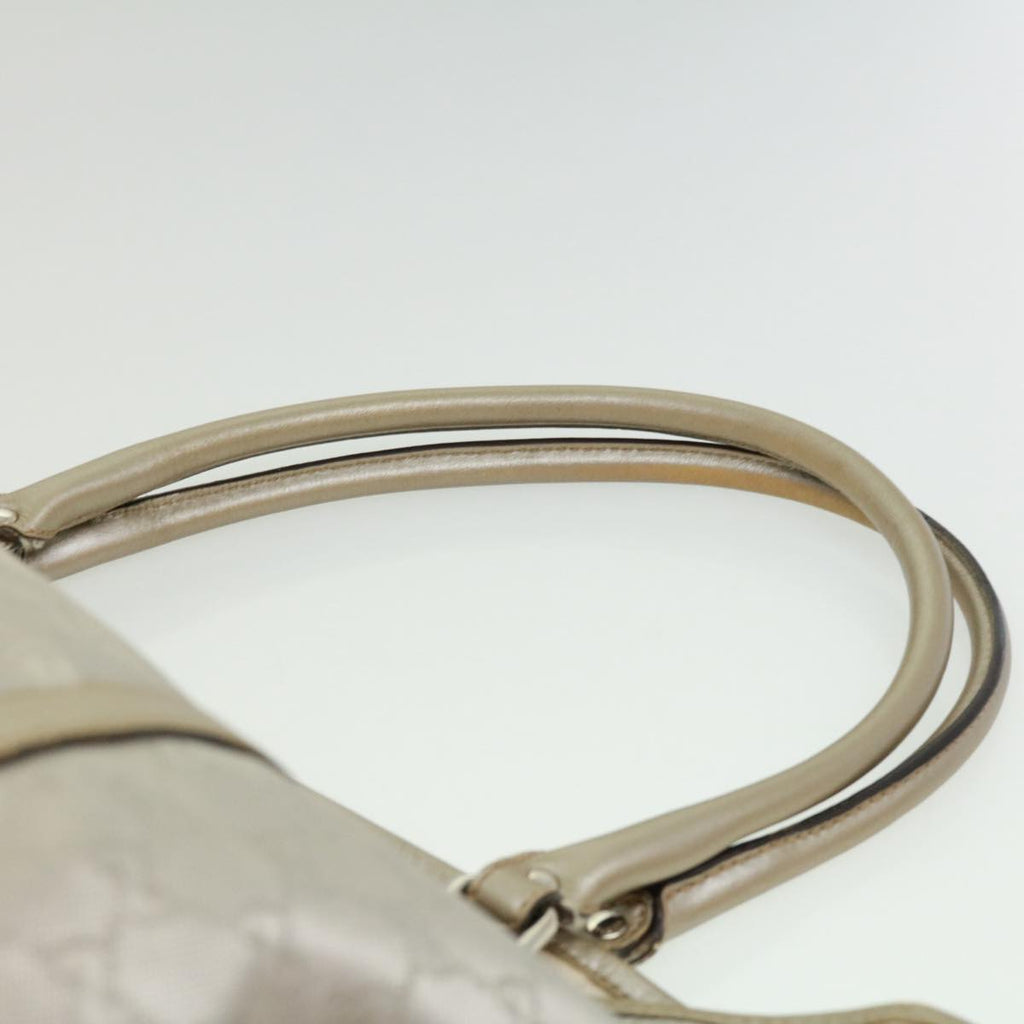 GUCCI GG Canvas Tote Bag Silver cl184