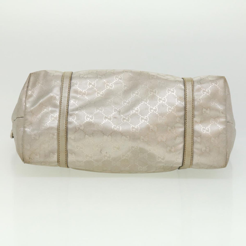 GUCCI GG Canvas Tote Bag Silver cl184