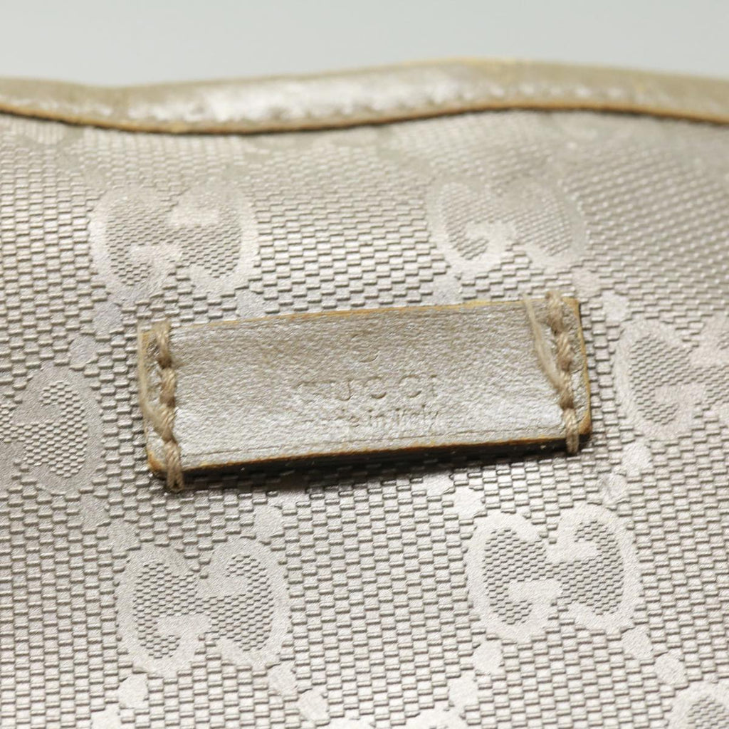 GUCCI GG Canvas Tote Bag Silver cl184