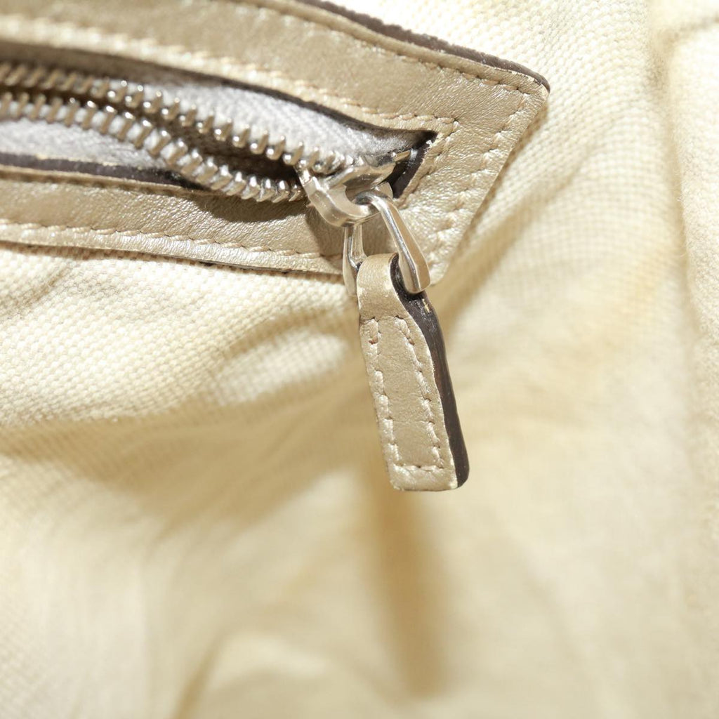 GUCCI GG Canvas Tote Bag Silver cl184