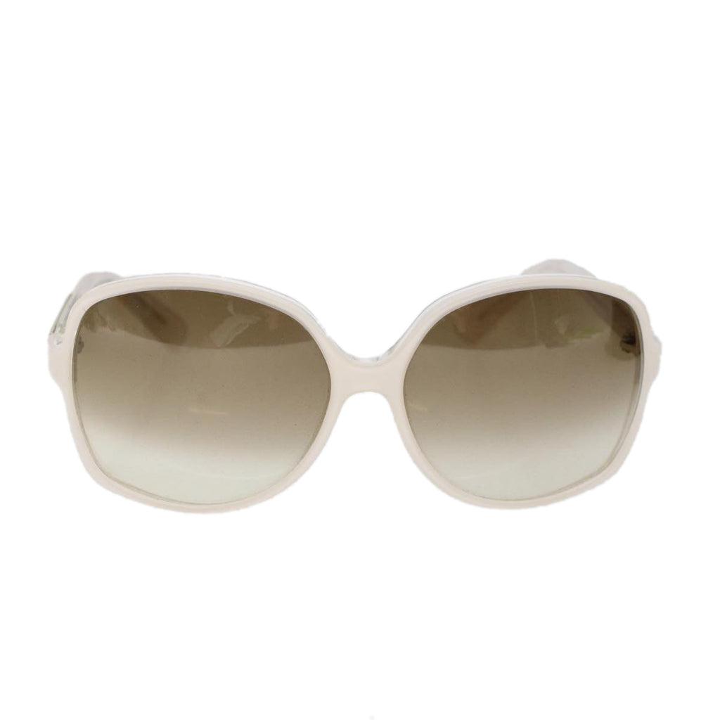 GUCCI Sunglasses Plastic White cl779