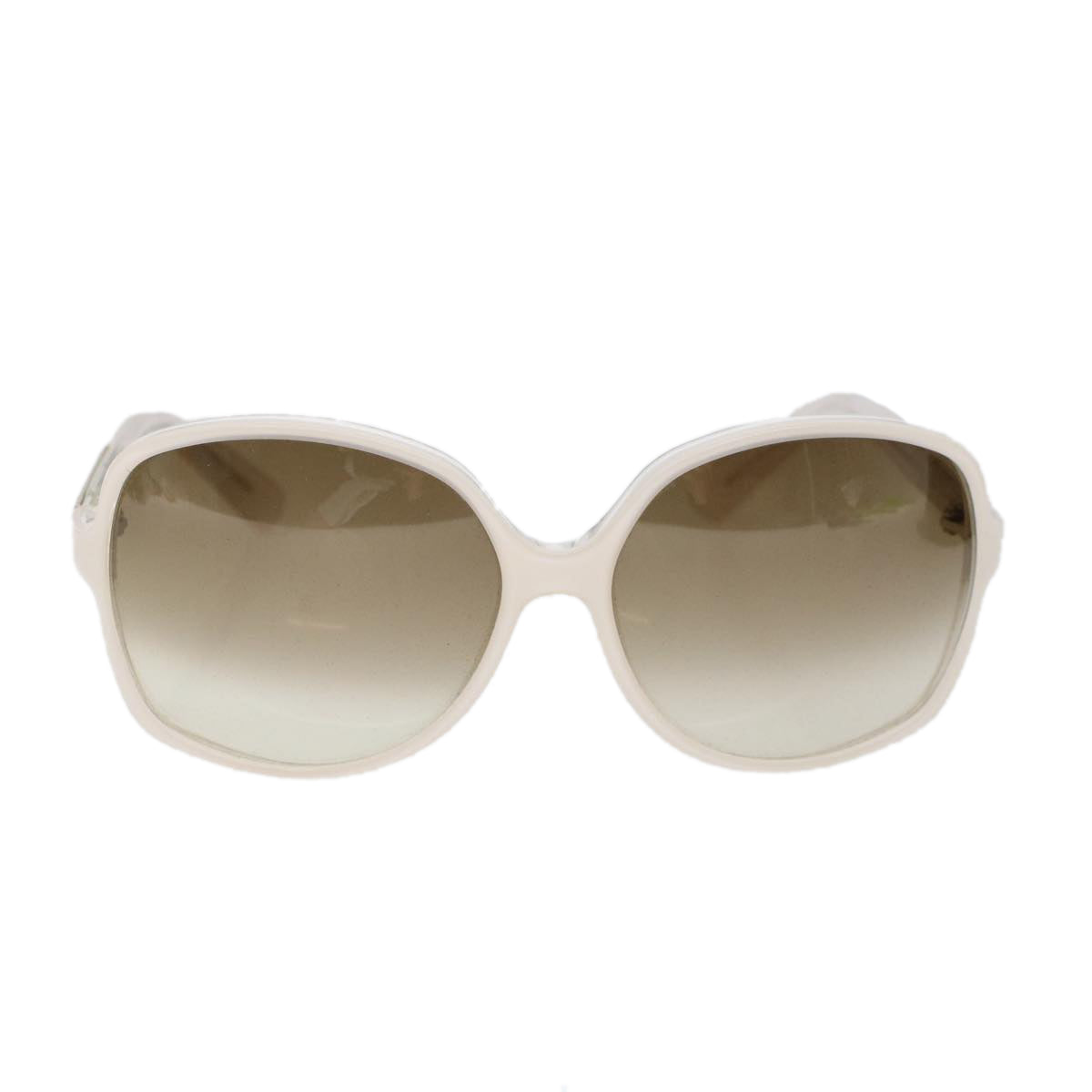 GUCCI Sunglasses Plastic White cl779