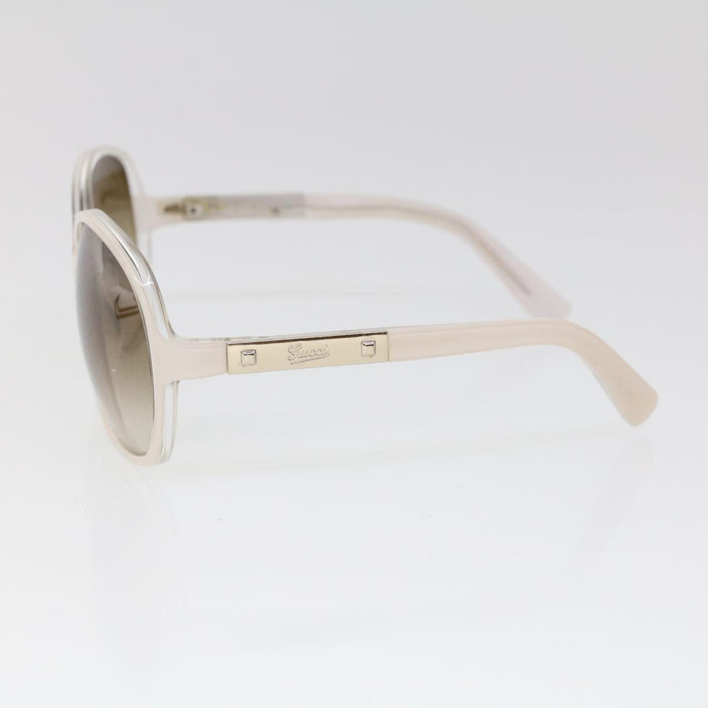 GUCCI Sunglasses Plastic White cl779