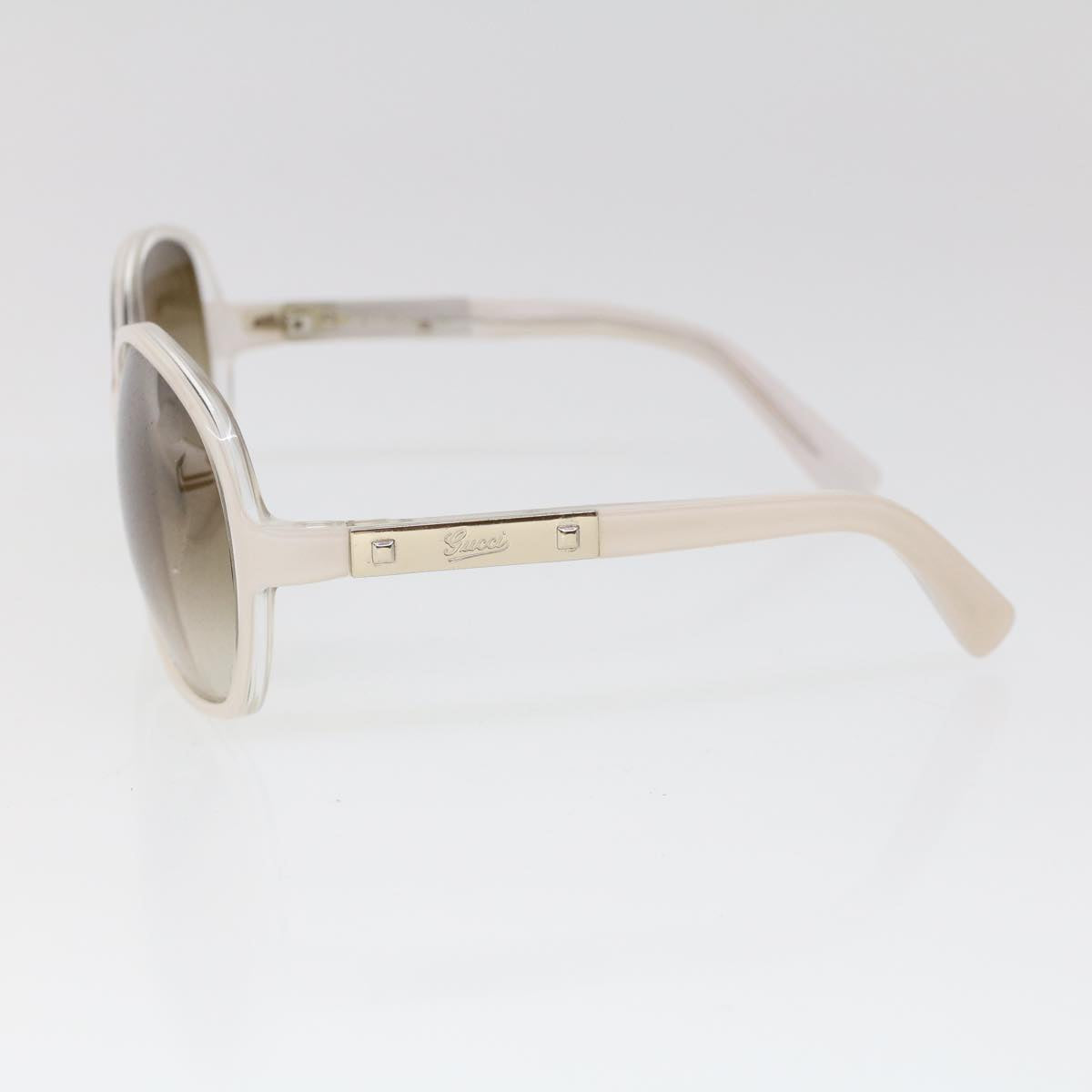 GUCCI Sunglasses Plastic White cl779