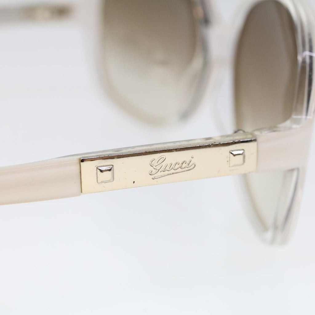 GUCCI Sunglasses Plastic White cl779