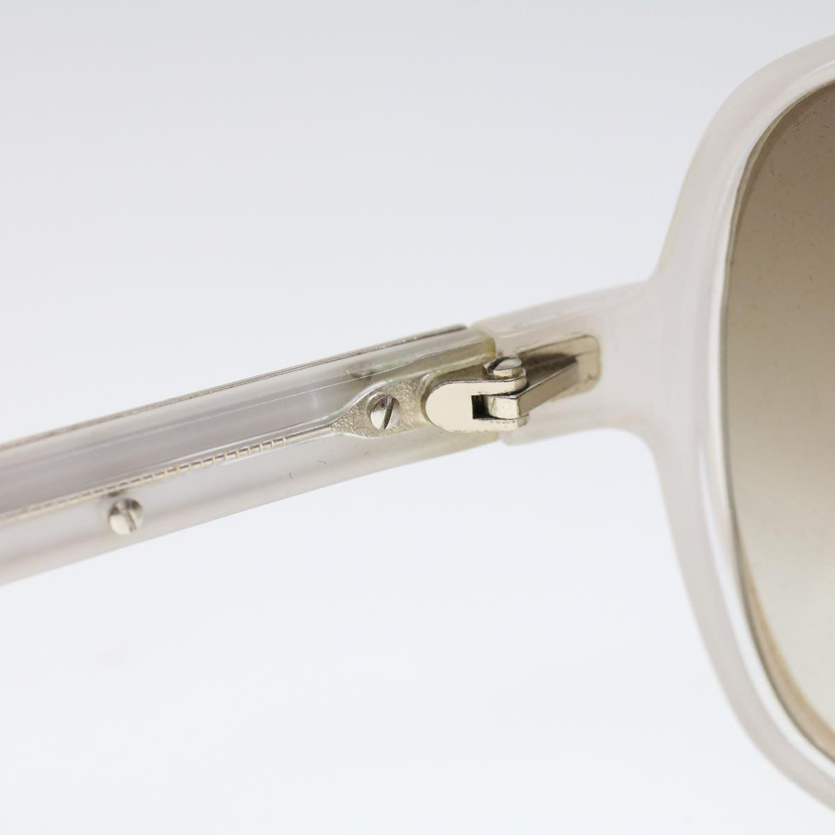 GUCCI Sunglasses Plastic White cl779