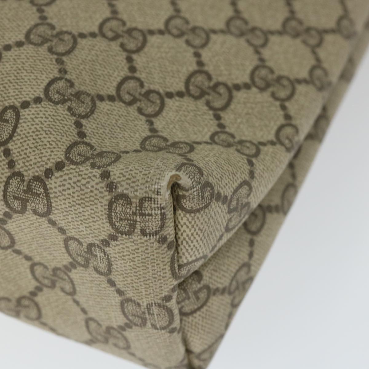 GUCCI GG Supreme Web Sherry Line Tote Bag Beige Red Green 40 02 003 cl801
