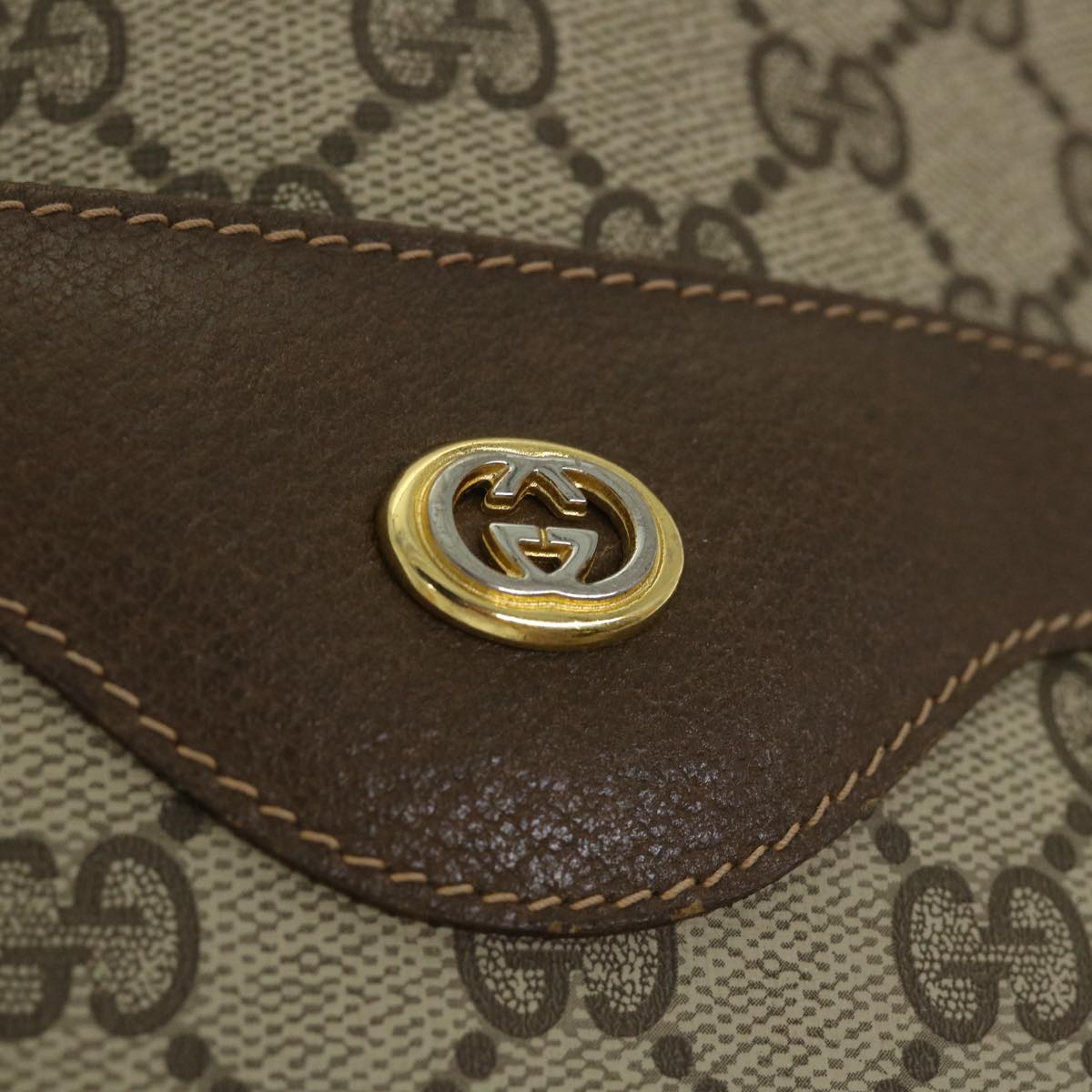 GUCCI GG Supreme Web Sherry Line Tote Bag Beige Red Green 40 02 003 cl801