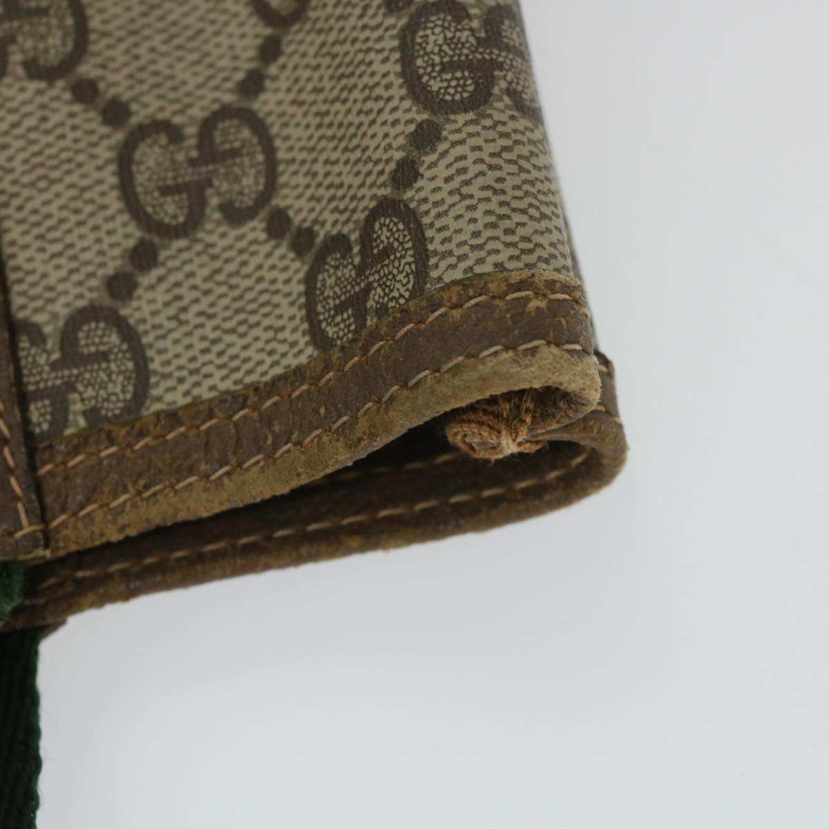 GUCCI GG Supreme Web Sherry Line Tote Bag Beige Red Green 40 02 003 cl801