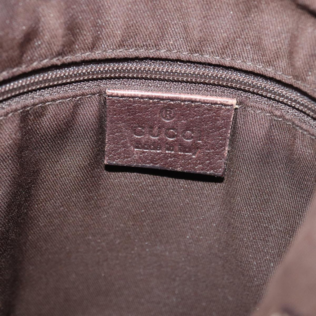 GUCCI GG Canvas Shoulder Bag Beige Brown 131326 cl847