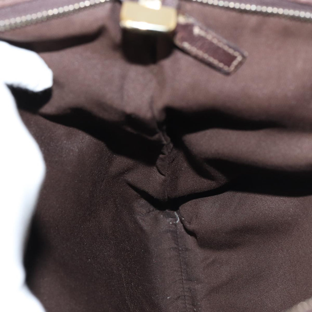 GUCCI GG Canvas Shoulder Bag Beige Brown 131326 cl847