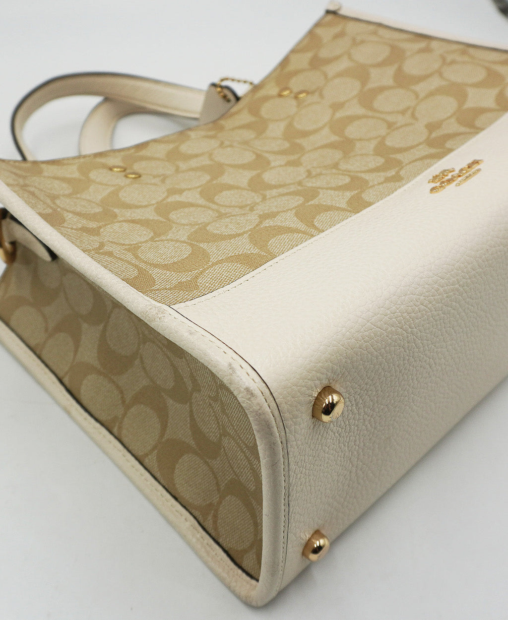 Dempsey Carryall In Signature Canvas Beige