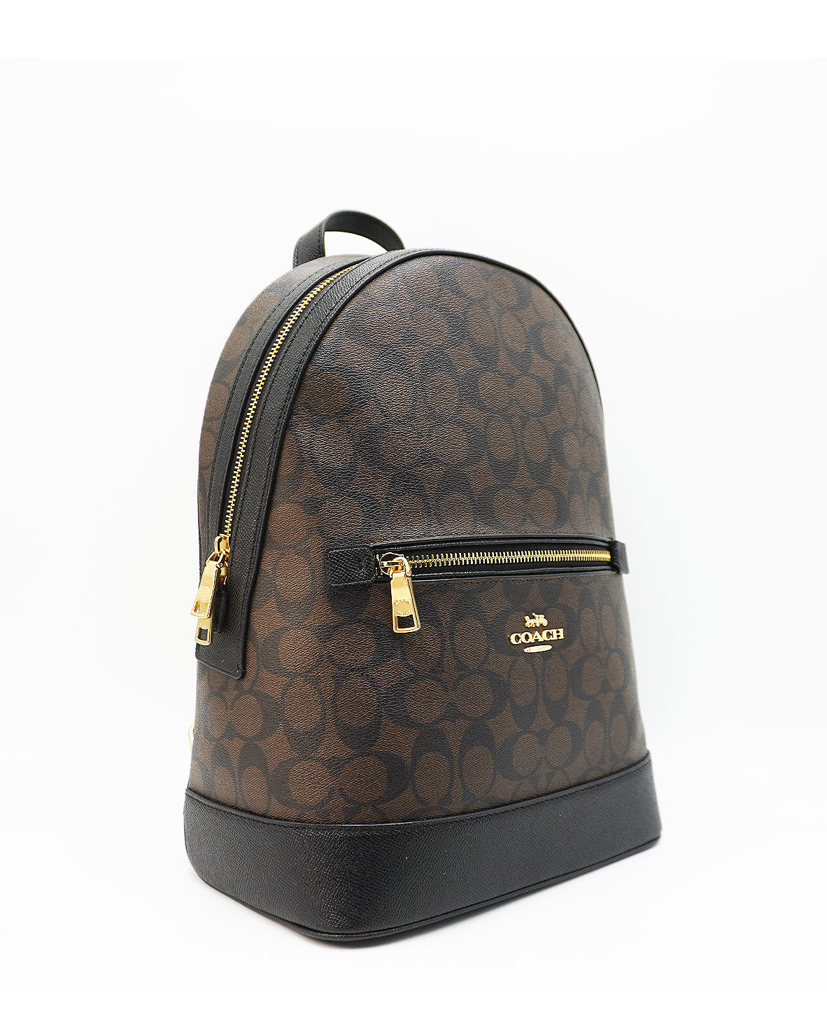 Kenley Backpack in Signature Canvas Brown