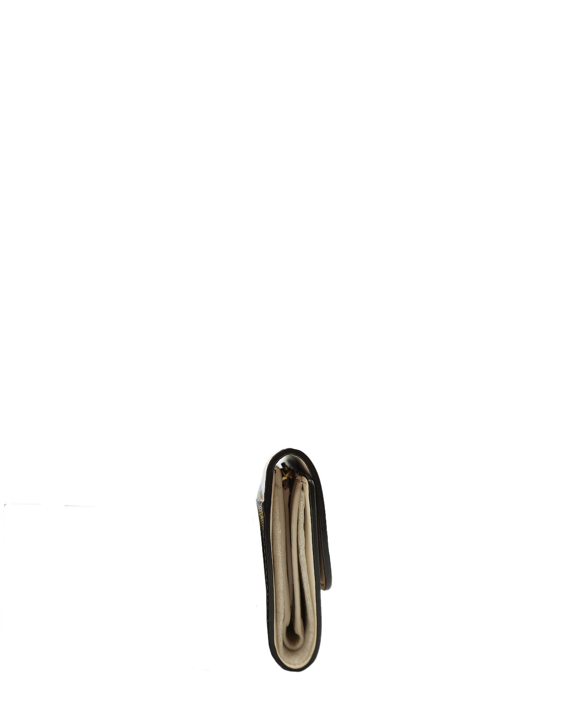 Medium Envelope Wallet in Signature Canvas Beige, White