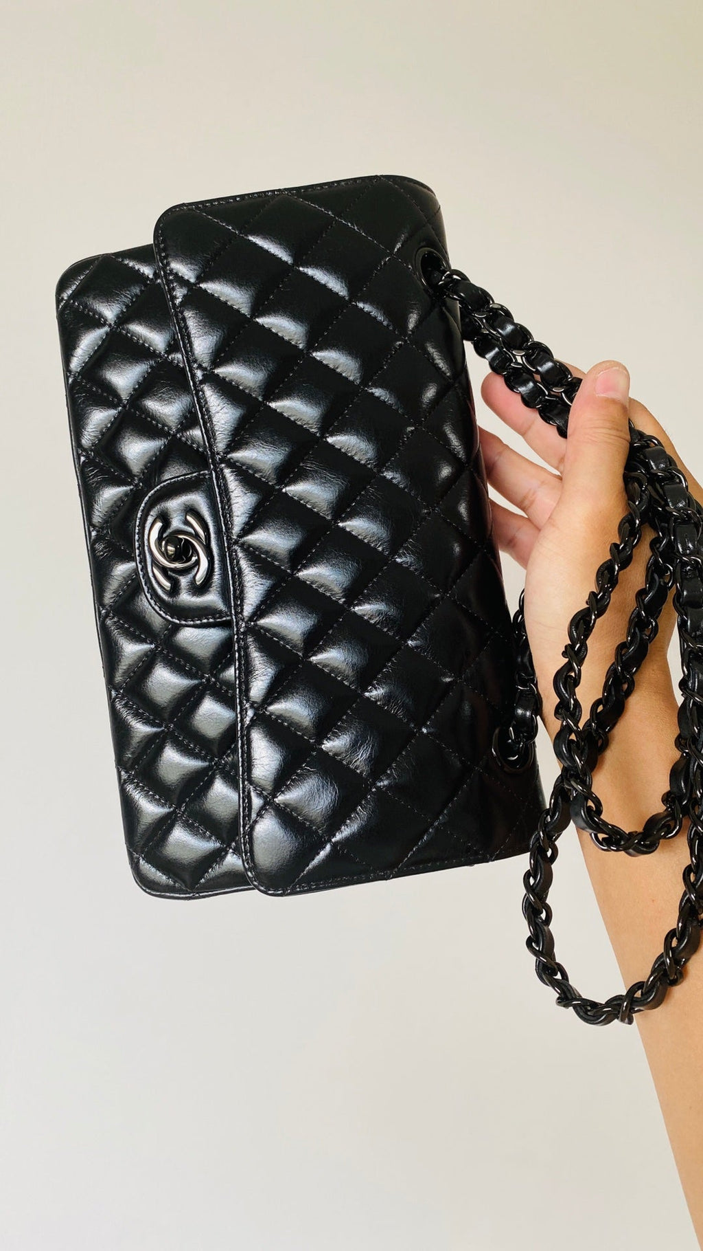CHLSmall Classic Handbag Black For Women, Women’s Bags 9.1in/23cm