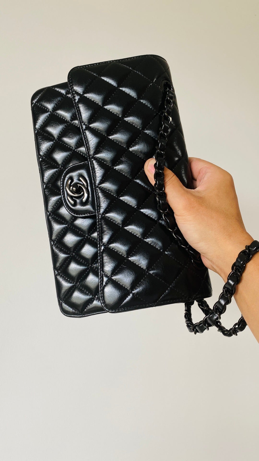 CHLSmall Classic Handbag Black For Women, Women’s Bags 9.1in/23cm