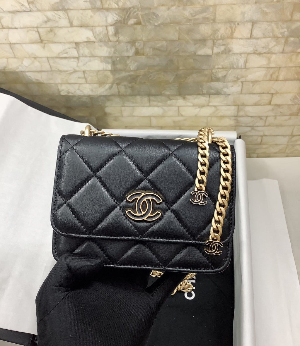 CHLSpring And Summer 22C Black For Women, Women’s Bags 6.1in/15.5cm