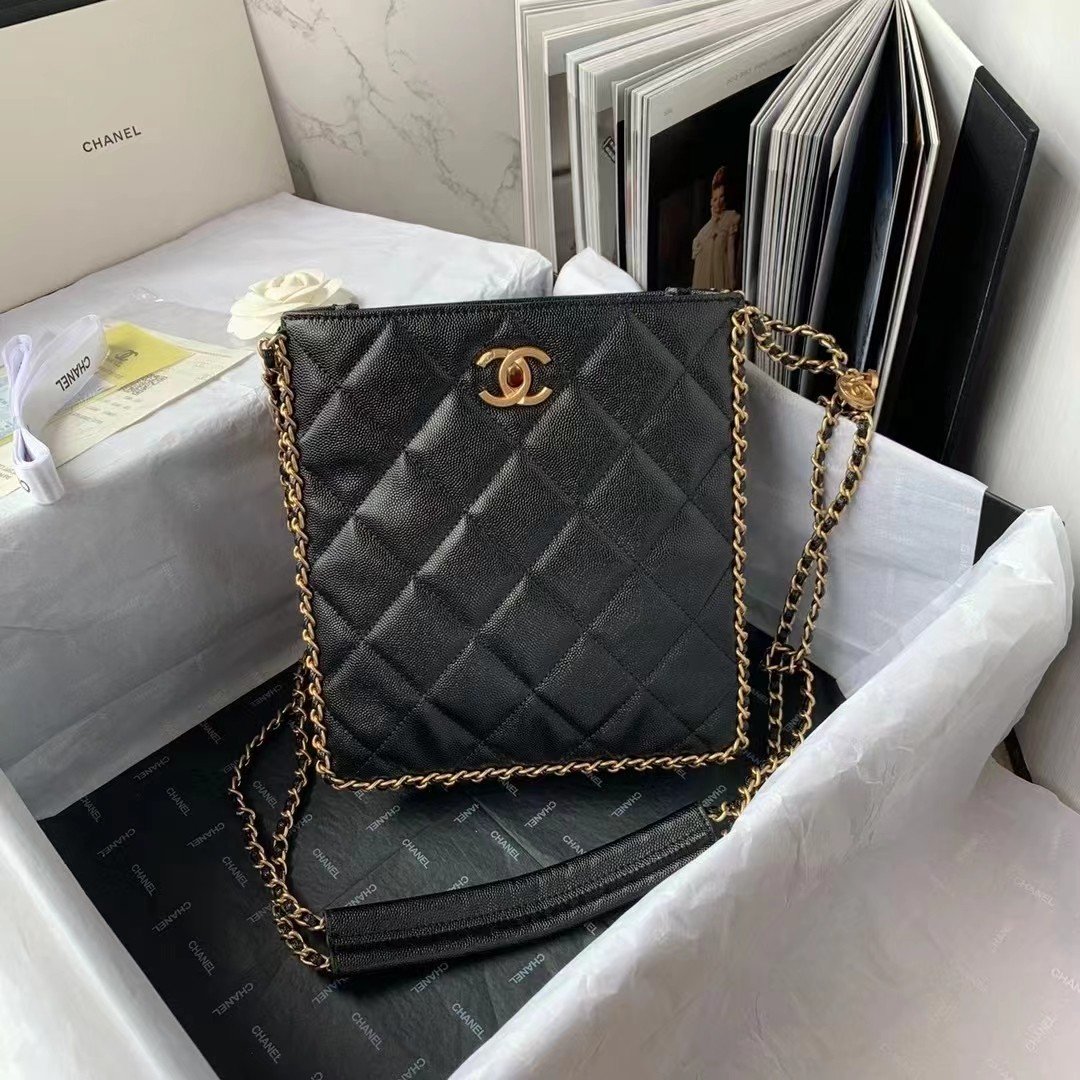 CHLSmall Shopping Bag Black For Women, Women’s Bags 9in/23cm AS3470 B08850 94305