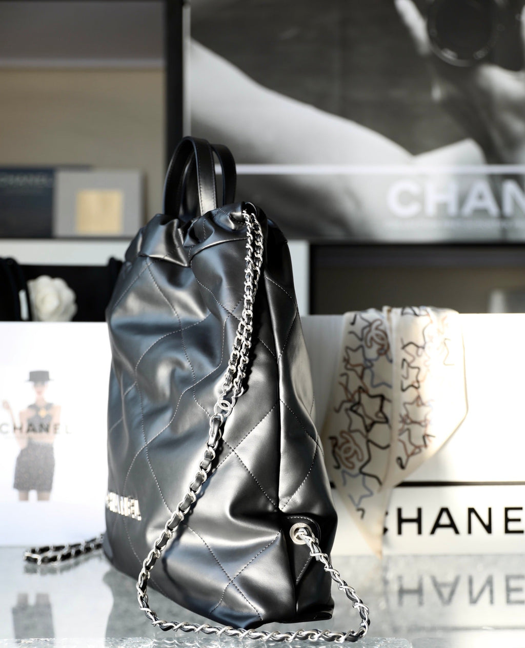 CHLLarge CHL22 Backpack Black For Women, Women’s Bags 19.9in/51cm AS3313 B08037 NH627