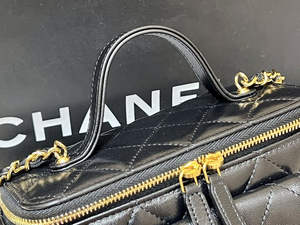 CHLVanity Bag With Strap Black For Women, Women’s Bags 6.6in/17cm AP3017 B09208 94305