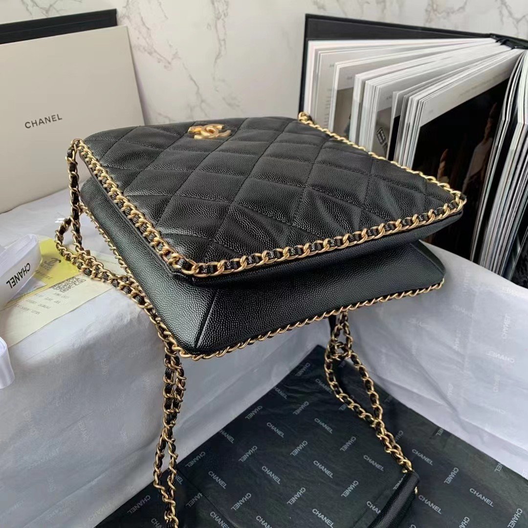 CHLSmall Shopping Bag Black For Women, Women’s Bags 9in/23cm AS3470 B08850 94305