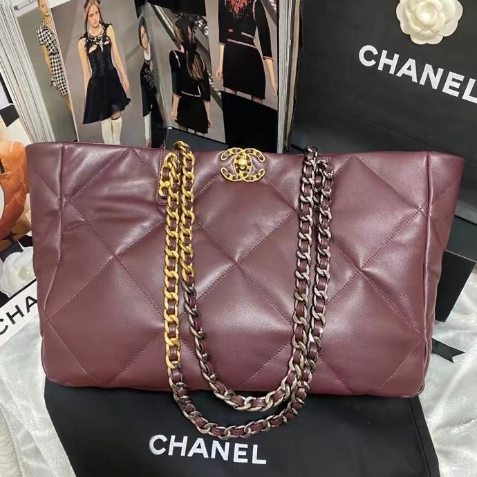 CHLShopping CHLBag 19 Dark Red For Women, Women’s Bags 16in/41cm AS3660 B04852 NK294
