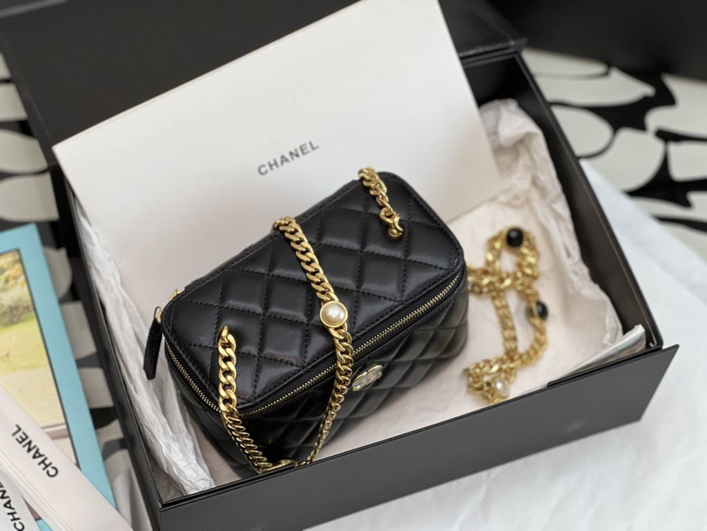 CHLVanity With Chain Black For Women, Women’s Bags 6.2in/16cm
