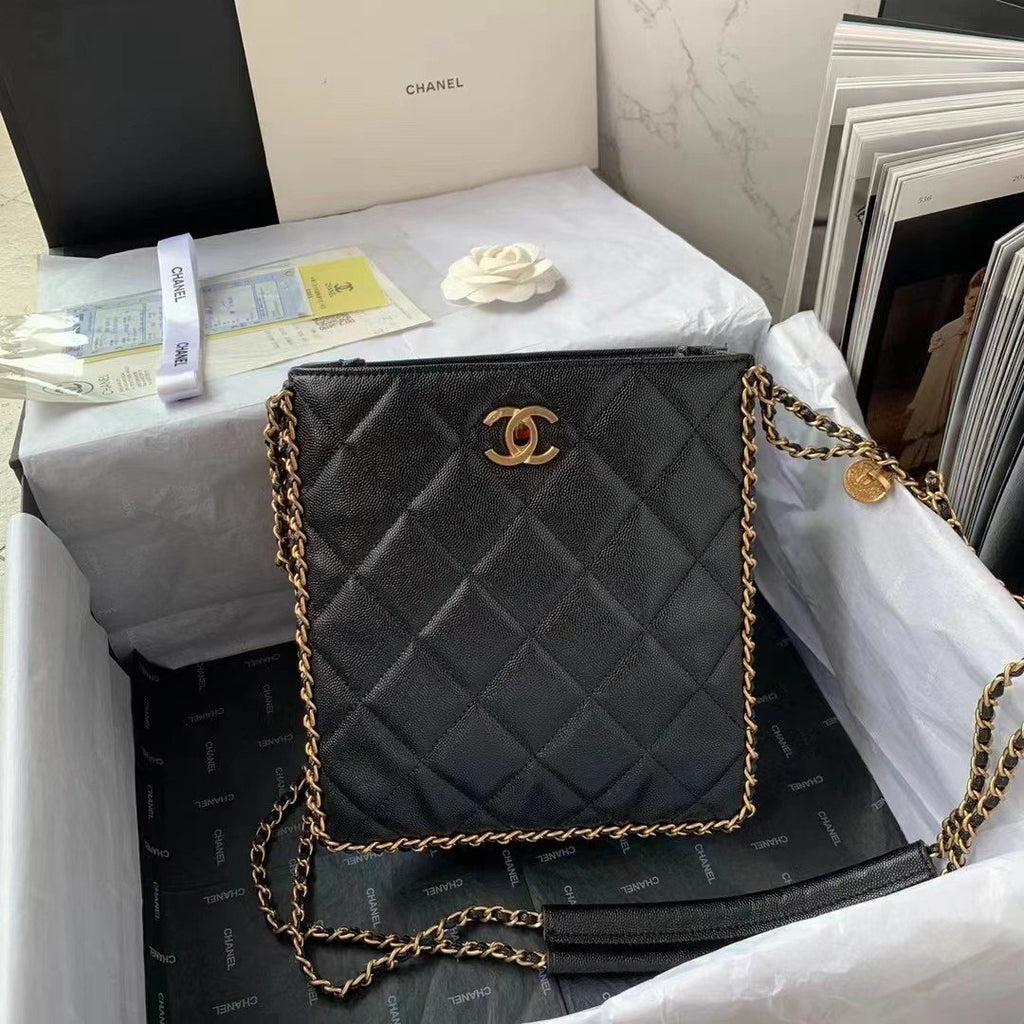 CHLSmall Shopping Bag Black For Women Bags 9in/23cm AS3470 B08850 94305