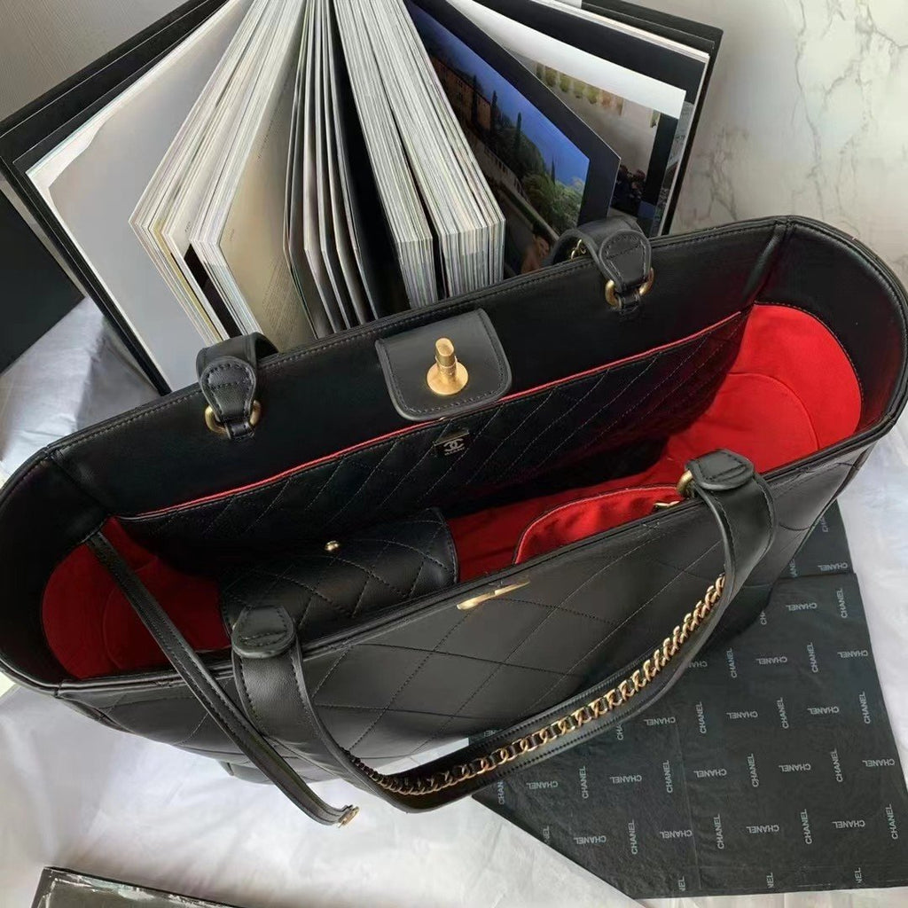 CHLShopping Bag Black For Women Bags 14.4in/37cm AS3508 B08867 94305