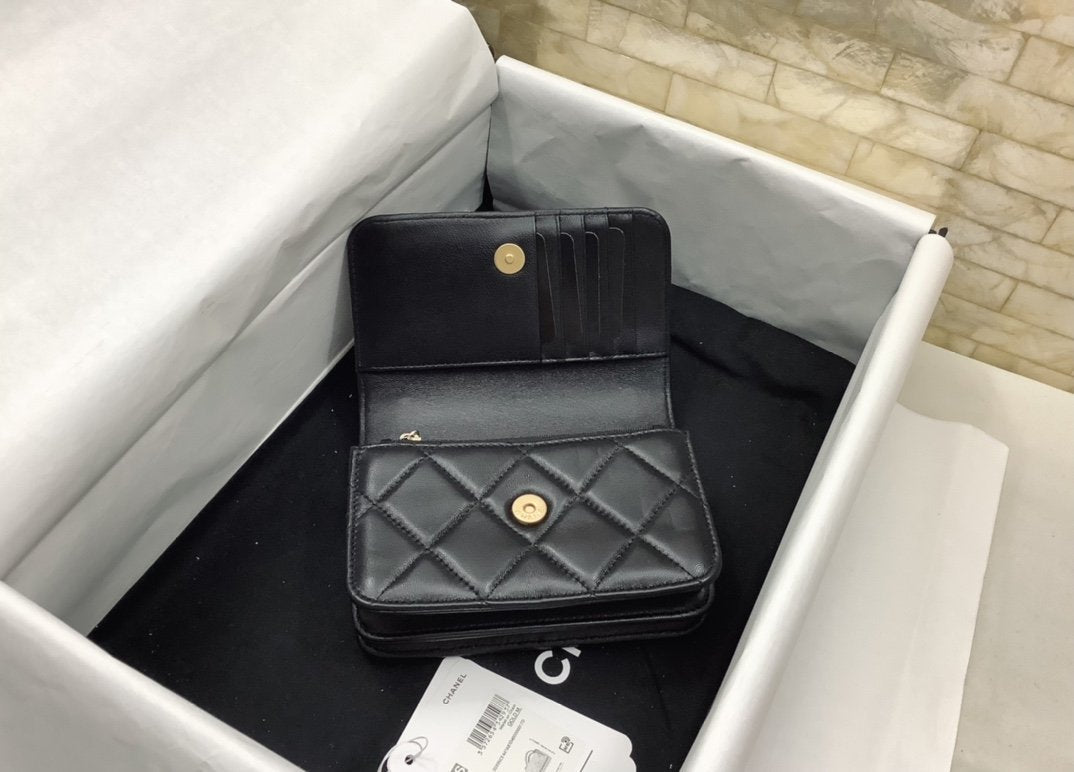 CHLSpring And Summer 22C Black For Women, Women’s Bags 6.1in/15.5cm