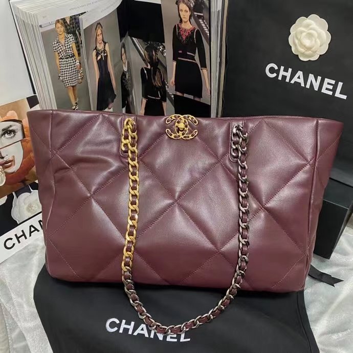CHLShopping CHLBag 19 Dark Red For Women, Women’s Bags 16in/41cm AS3660 B04852 NK294