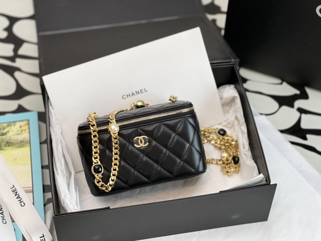 CHLVanity With Chain Black For Women, Women’s Bags 6.2in/16cm