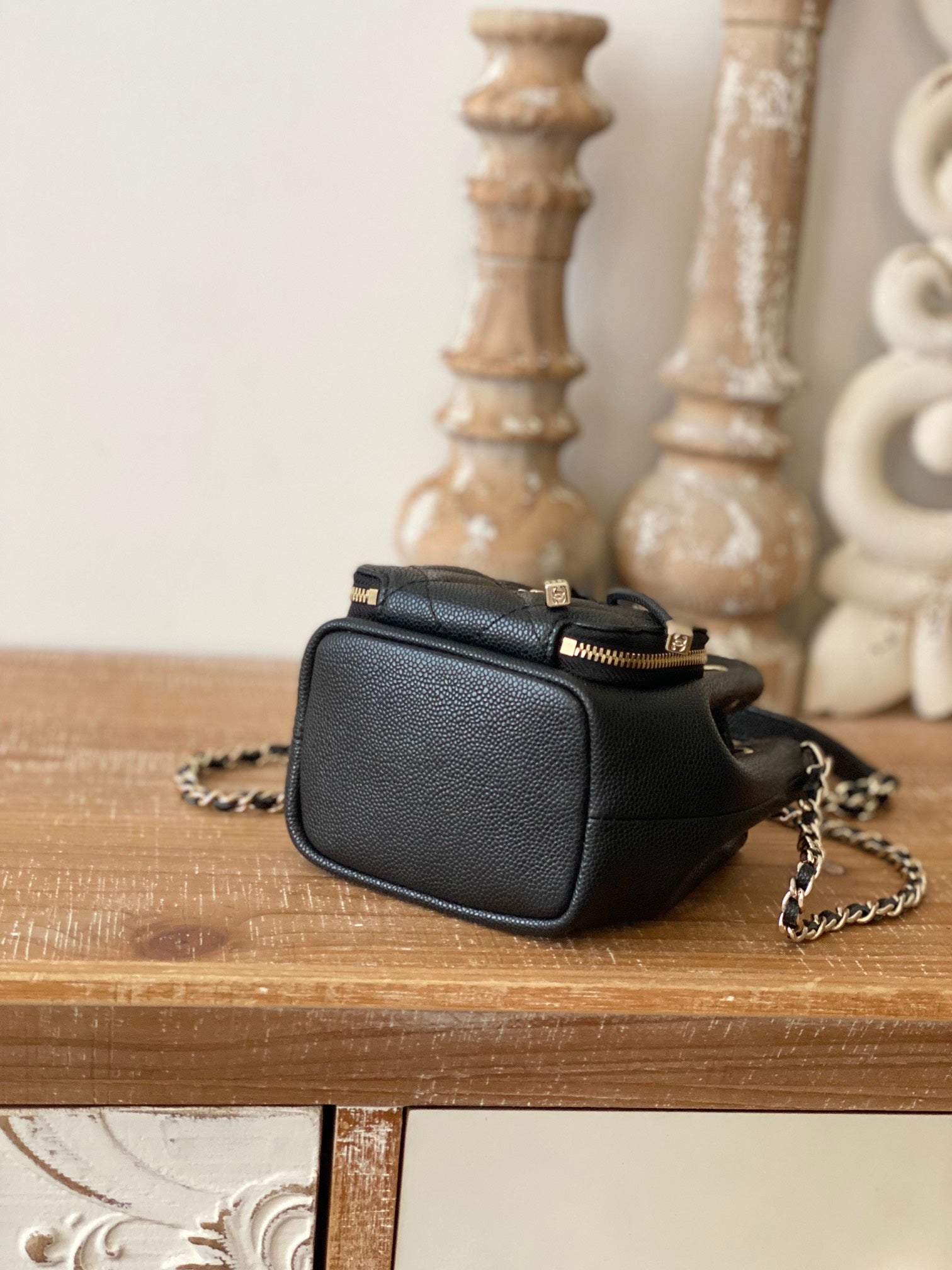 CHLMini Bucket Bag With Strap Black For Women, Women’s Bags 4.9in/12.5cm