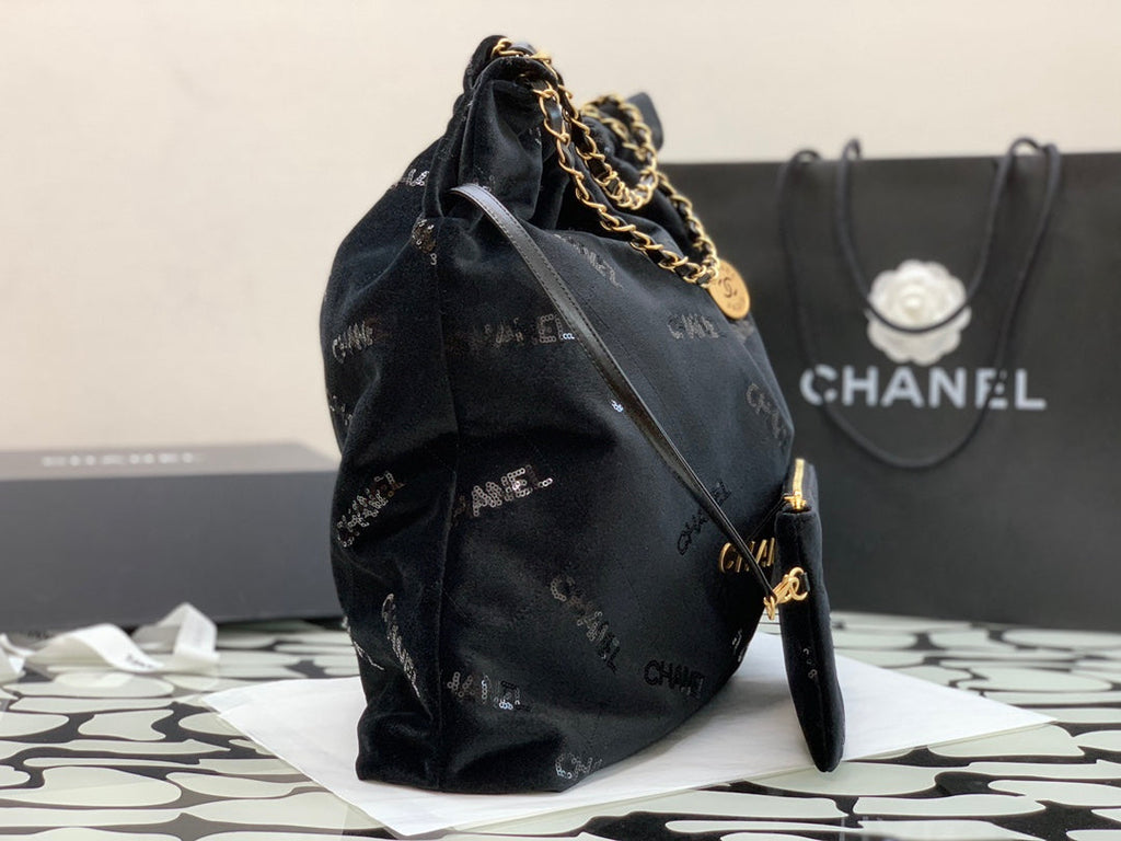 CHL Big CHL 22 Handbag Black For Women, Women’s Bags 18.9in/48cm