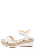 Christian Louboutin "Almerio 60" White Wedge SZ 38