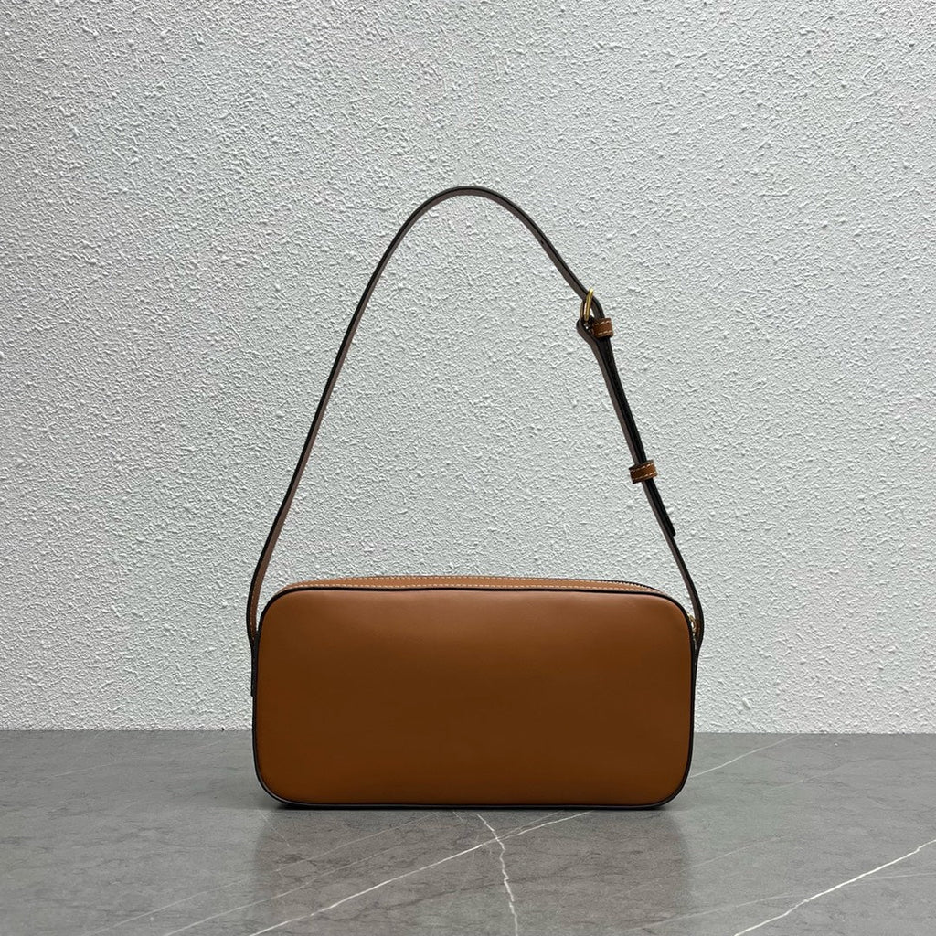 GLAMI Camera Shoulder Bag Cuir Triomphe Brown For Women 10in/26cm 199183DU3.04LU