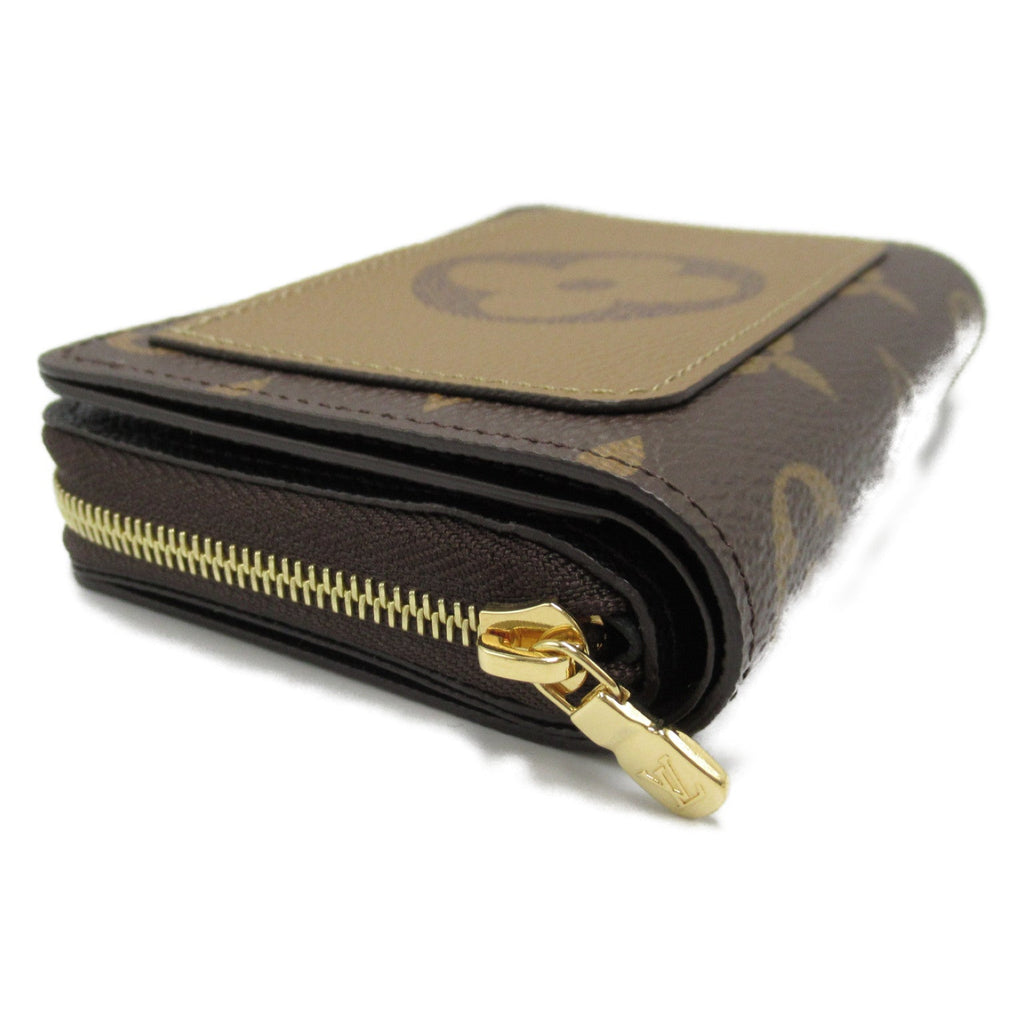 Louis Vuitton Louis Vuitton Portefolio Round Wallet Round Wallet Wallet PVC Coated Canvas Monogram Giant Reverts   Brown M81461